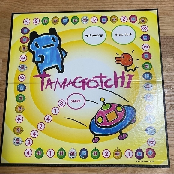 Tamagotchi Vintage Board Game 90s Virtual Pet - Picture 3 of 5